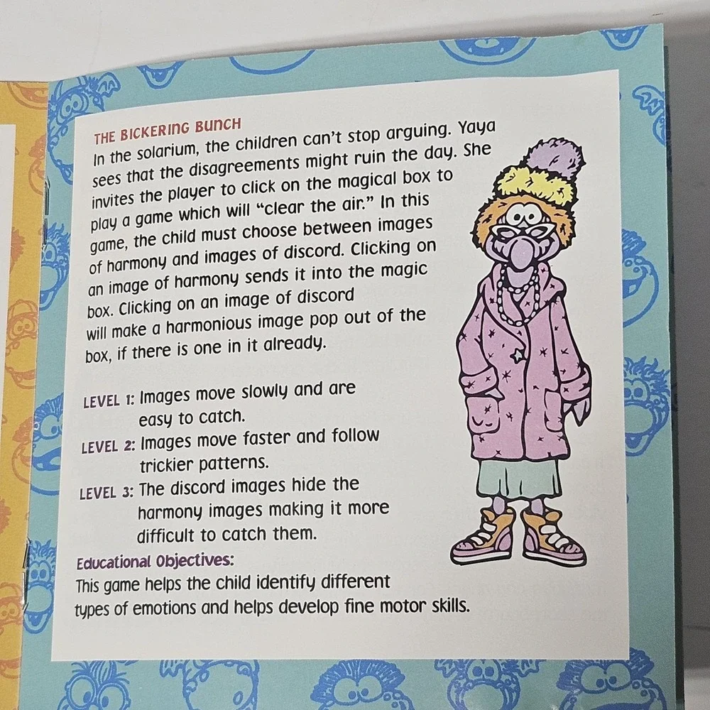 Wimzie's House Play Along‎ With Wimzie Kids Computer PC Game 1999 CD-ROM Vintage